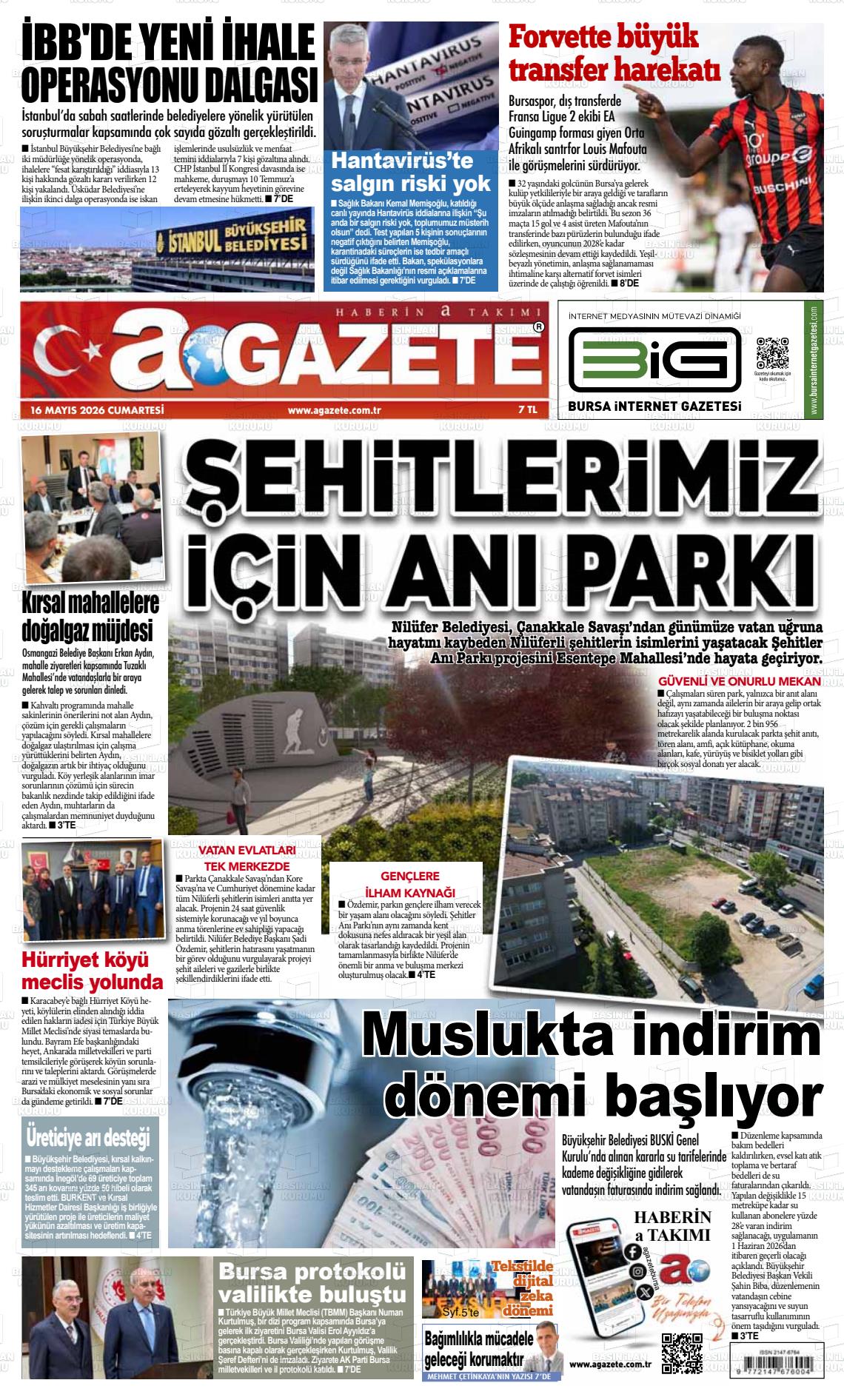 Bursa Agazete 16.05.2026