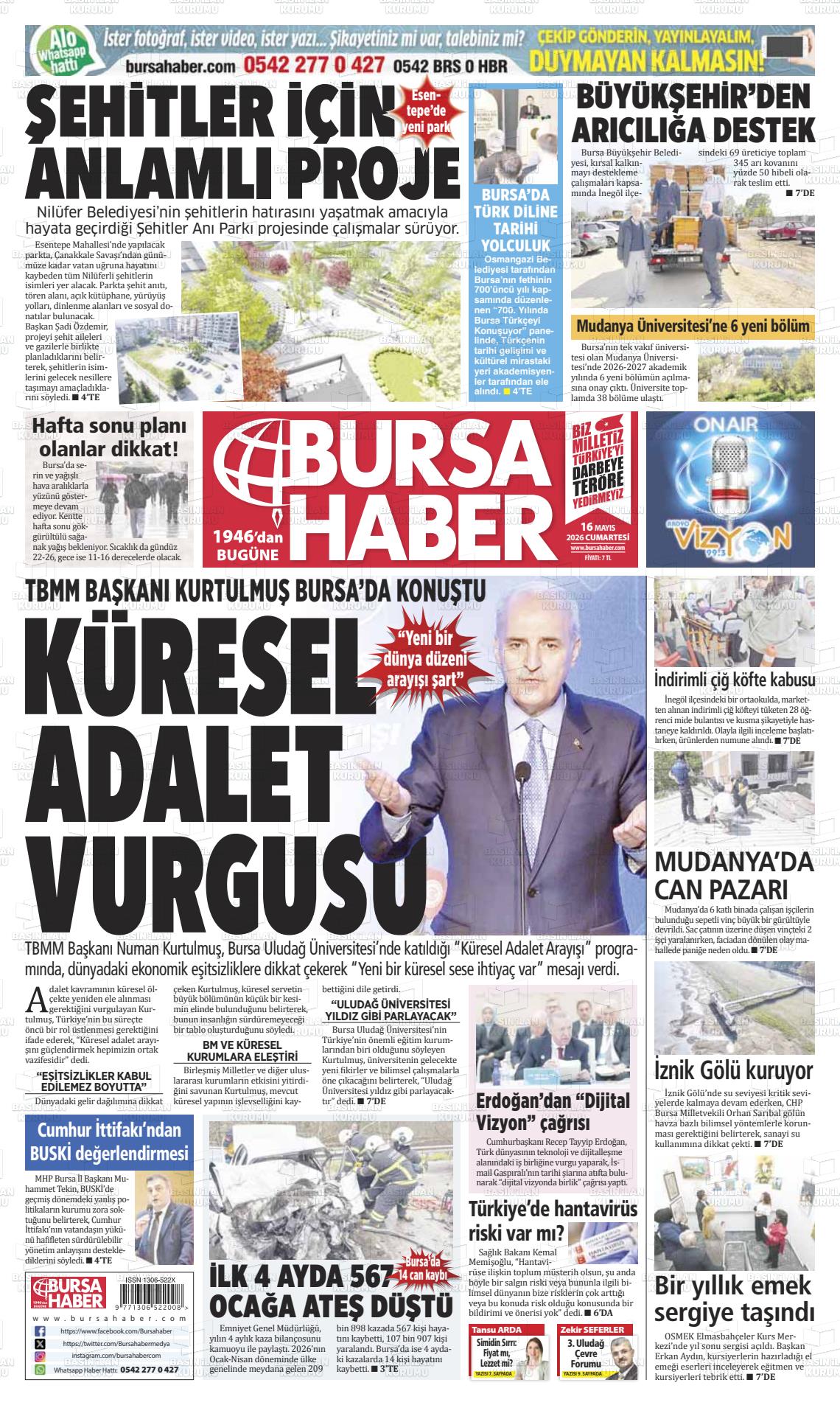Bursa Haber 16.05.2026