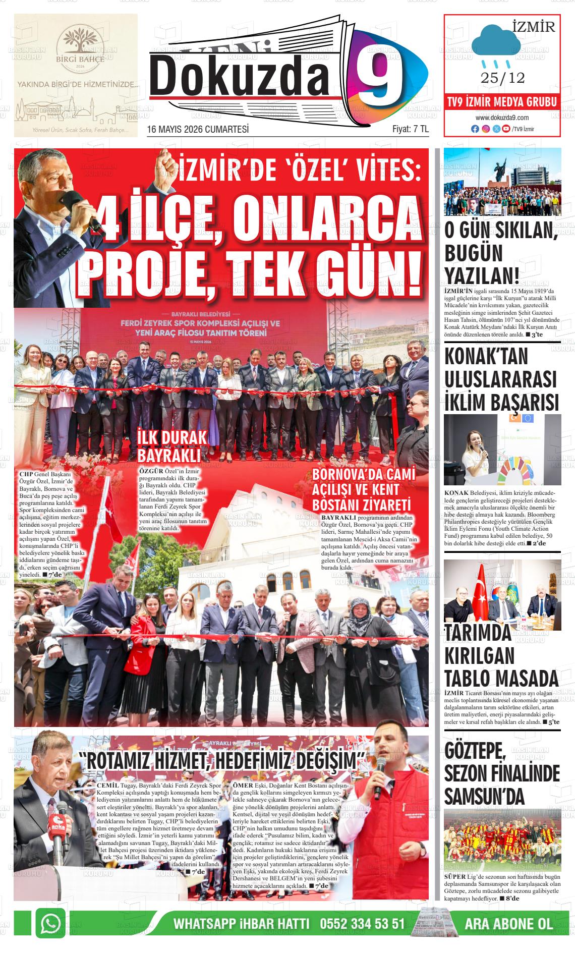 Izmir Buyuktorbali 16.05.2026