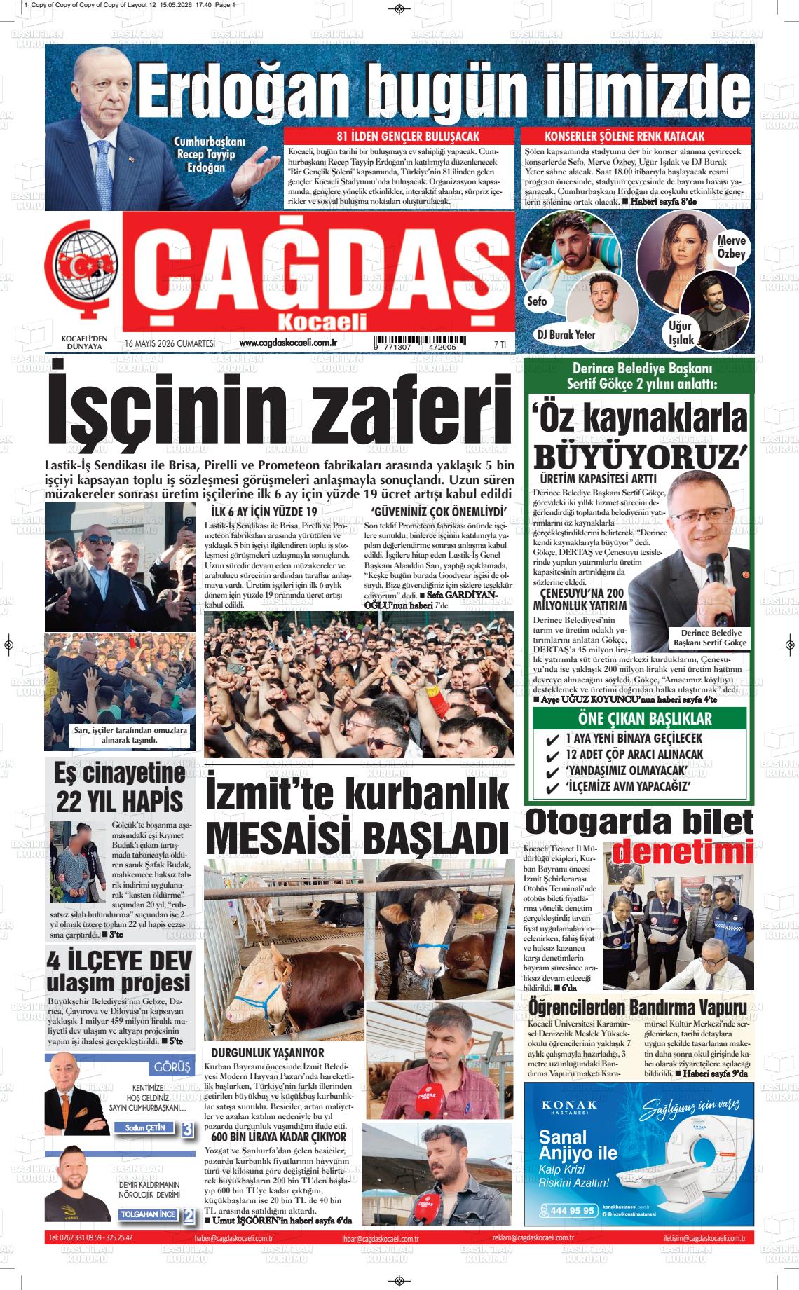Kocaeli Cagdas 16.05.2026
