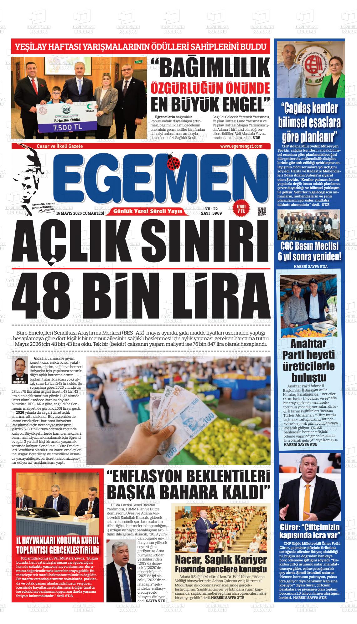 Adana Egemen 16.05.2026