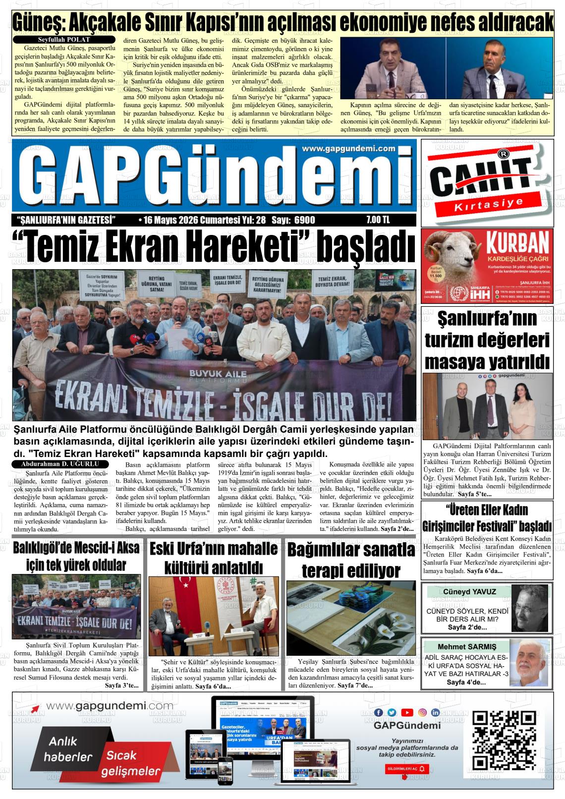 Sanliurfa Gapgundemi 16.05.2026