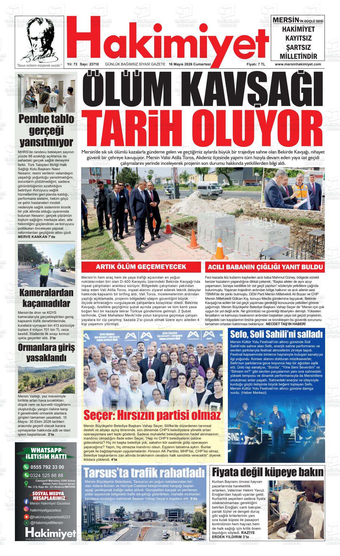 Konya Hakimiyet 16.05.2026