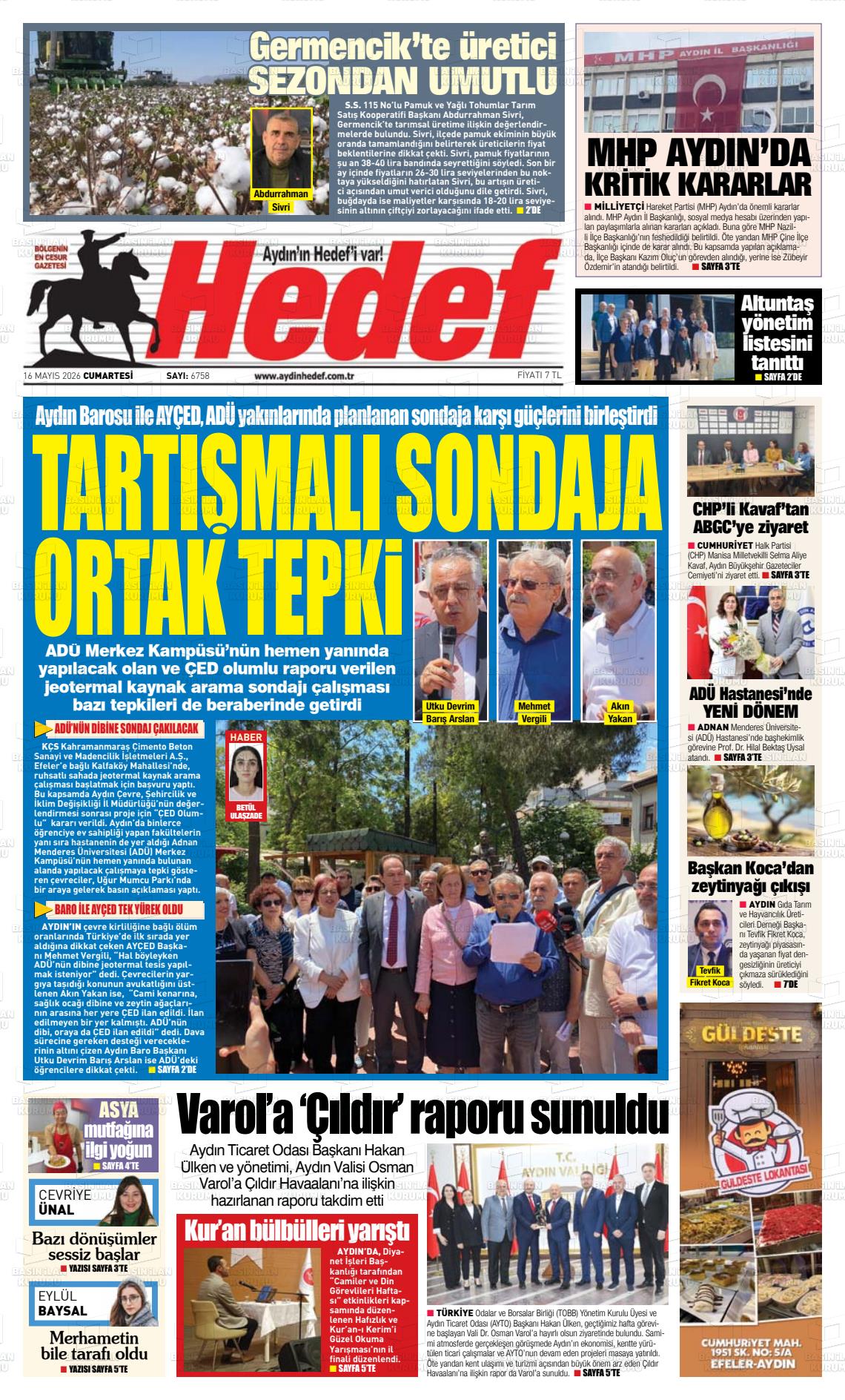 Canakkale Hedef 16.05.2026