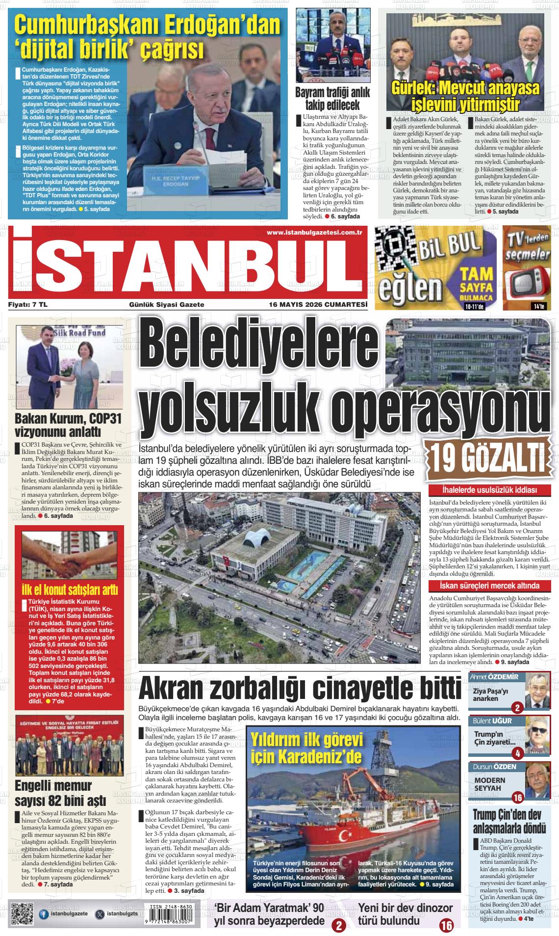 Istanbul 16.05.2026