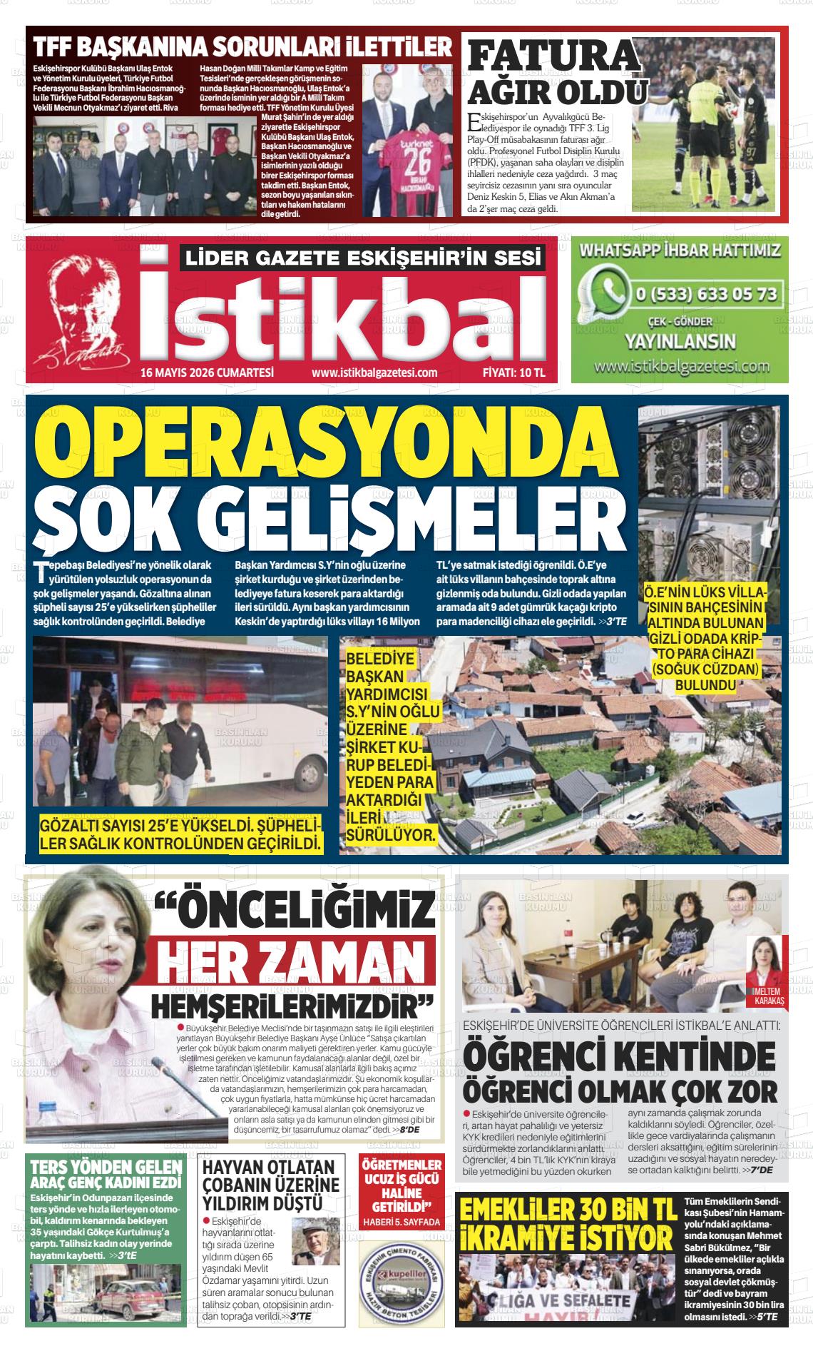 Eskisehir Istikbal 16.05.2026