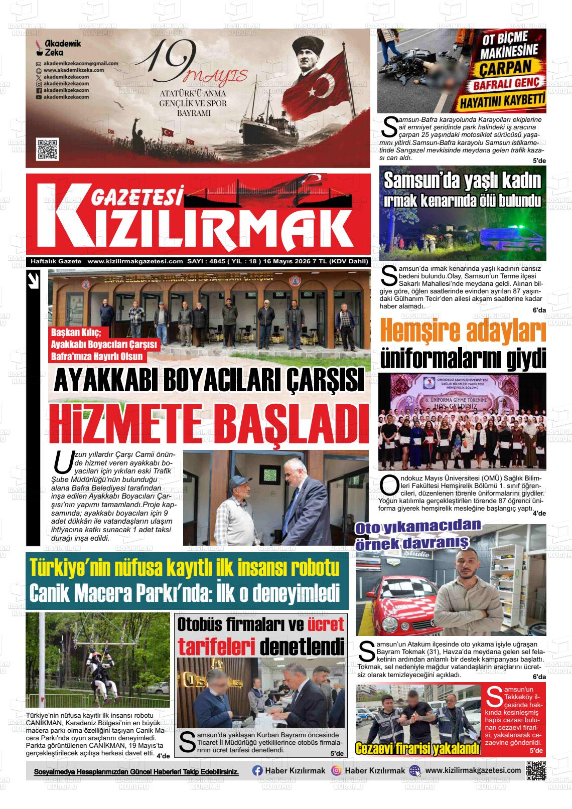 Samsun Kizilirmak 16.05.2026