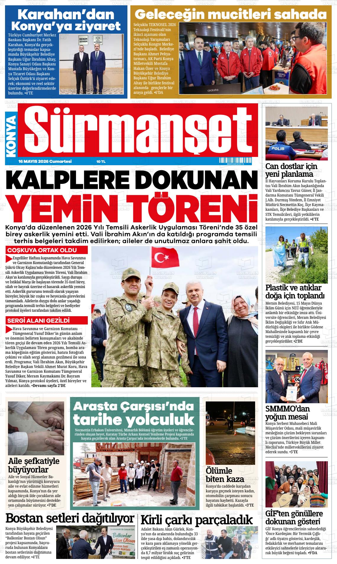 Konya Ninsesi 16.05.2026