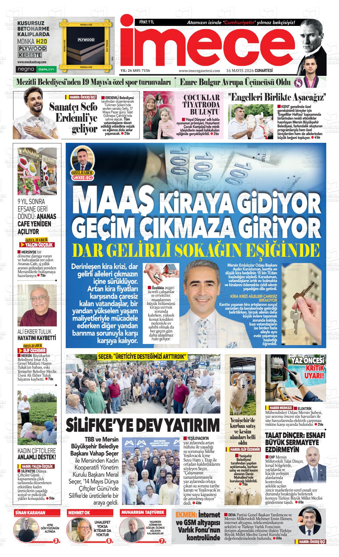 Mersin Imece 16.05.2026