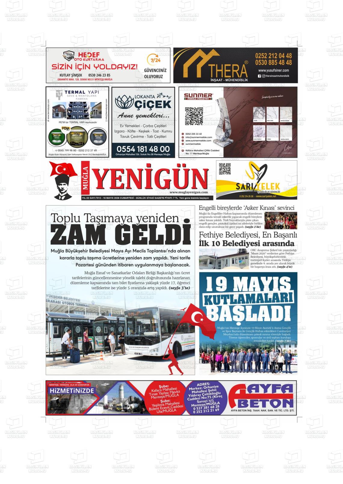 Mugla Yenigun 16.05.2026