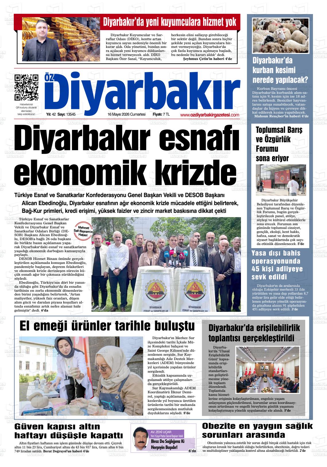 Diyarbakir Oz 16.05.2026