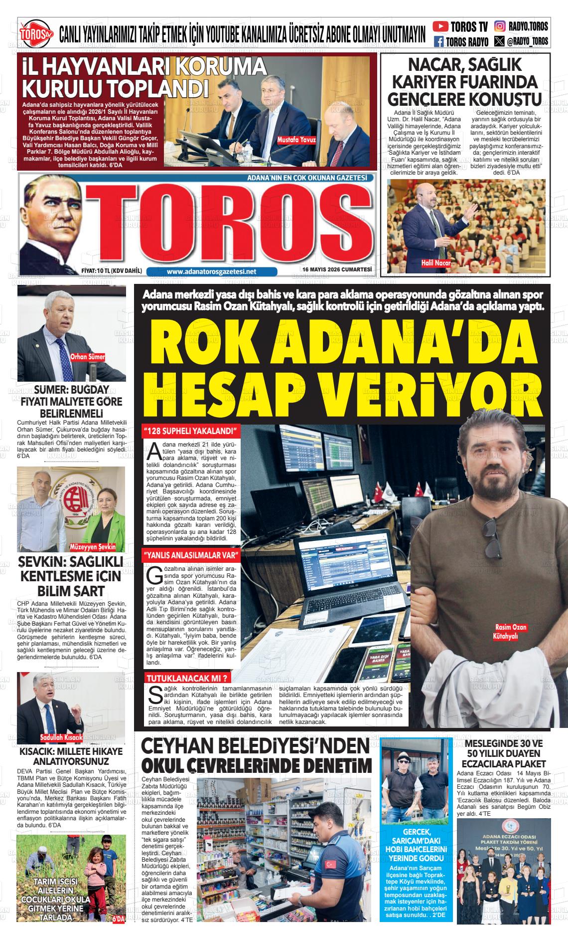 Antalya Toros 16.05.2026
