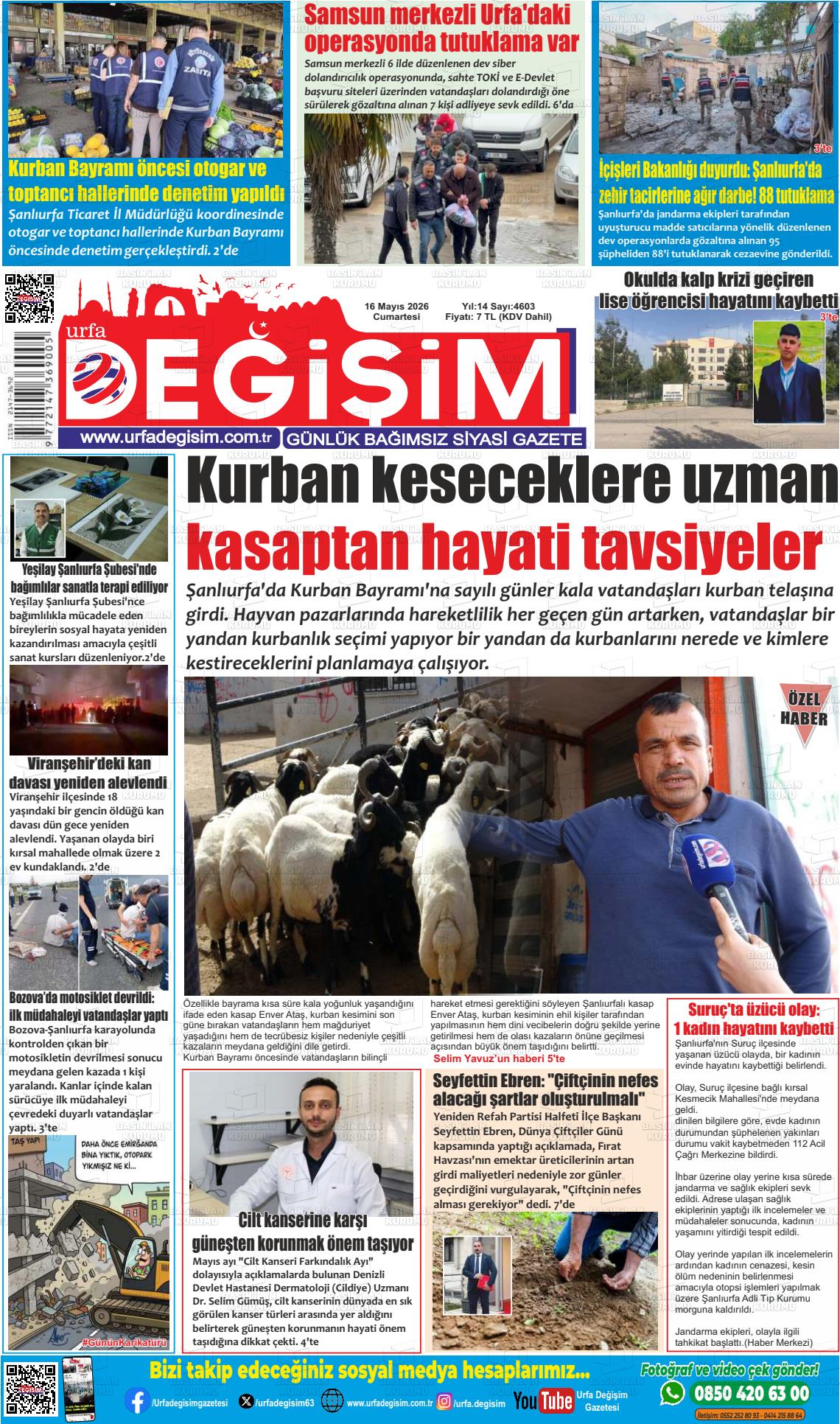Sanliurfa Urfastar 16.05.2026