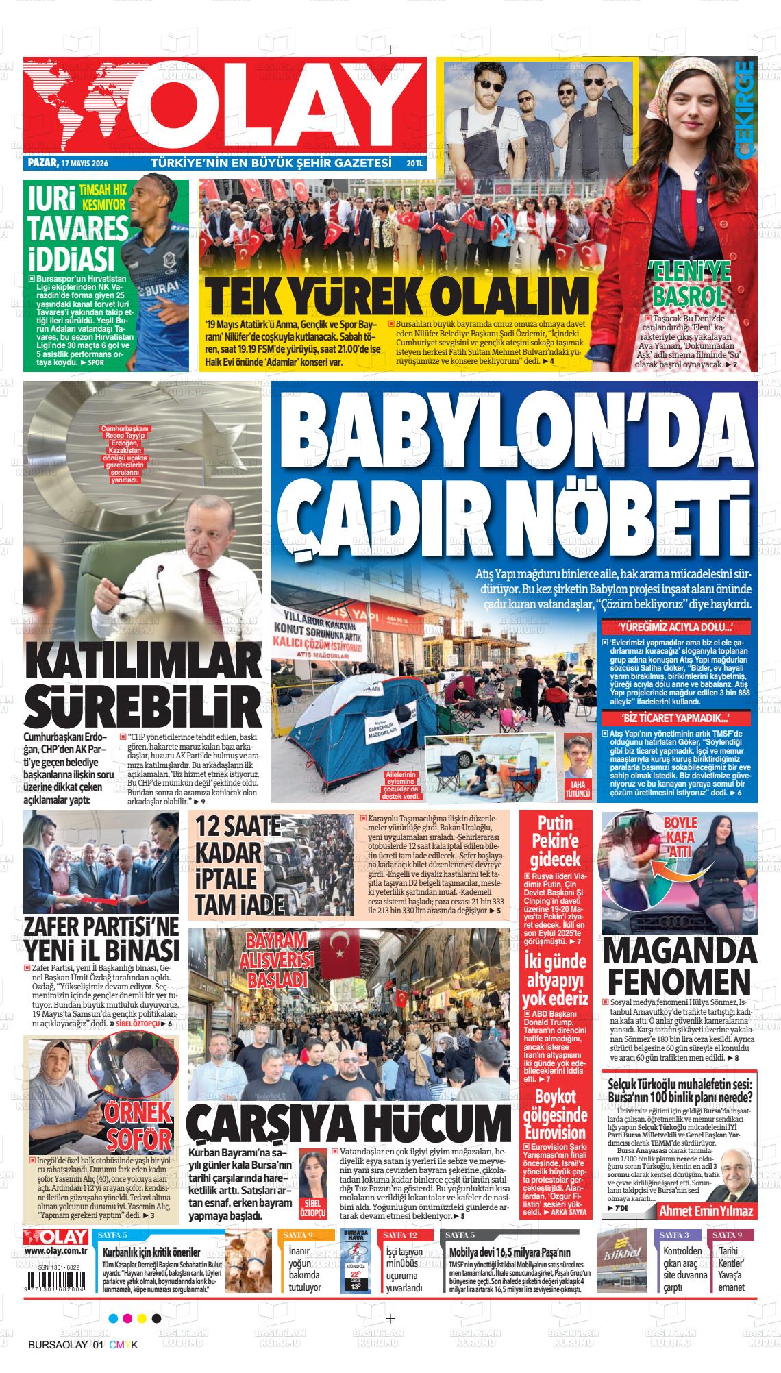 Hatay Olay 17.05.2026