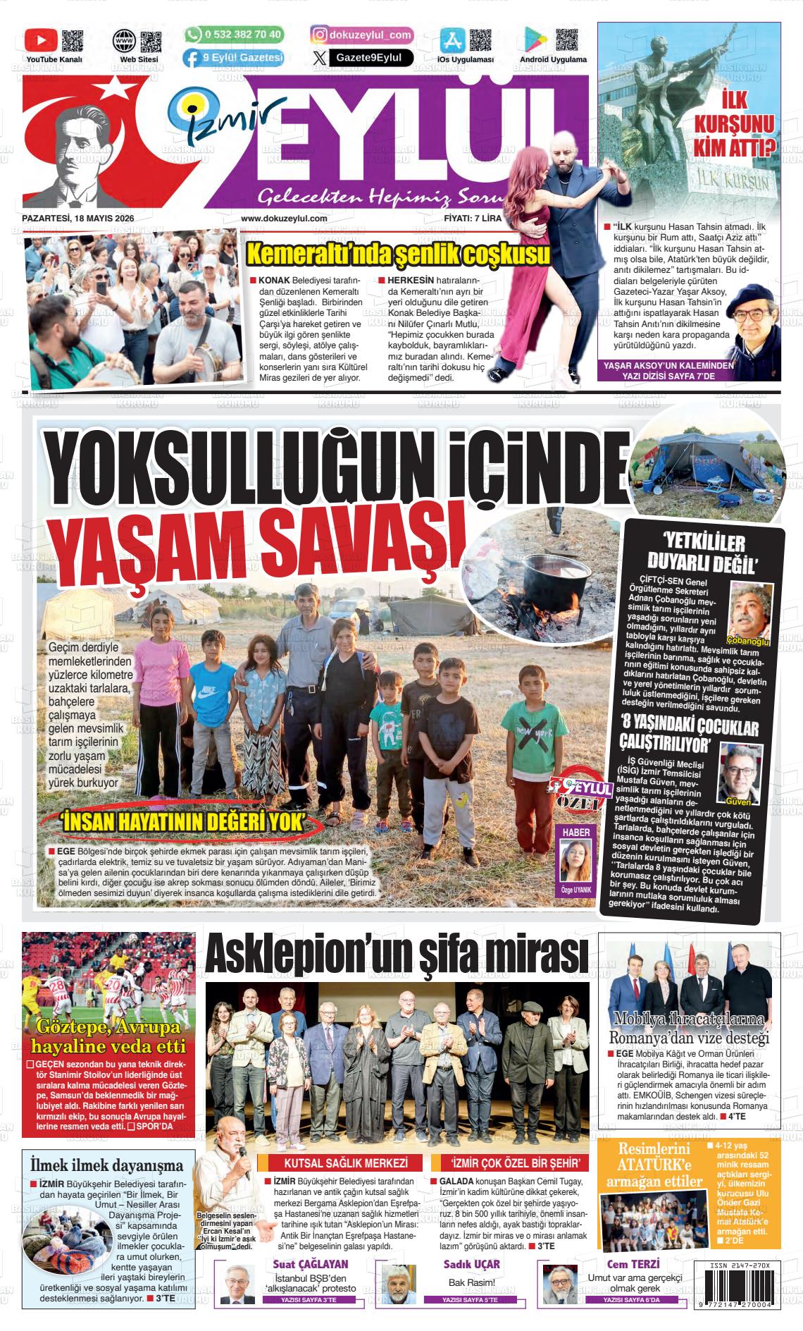 Izmir 9 Eylul 18.05.2026