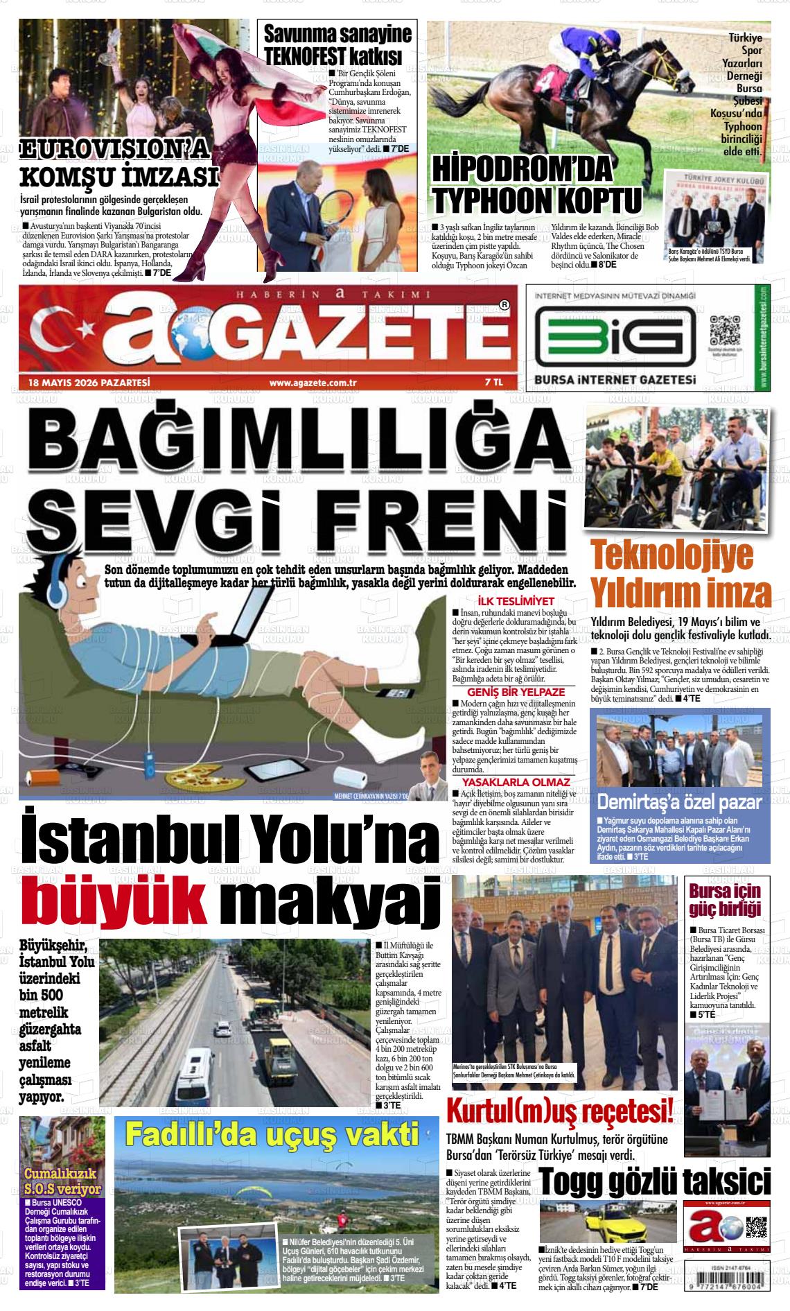 Bursa Agazete 18.05.2026