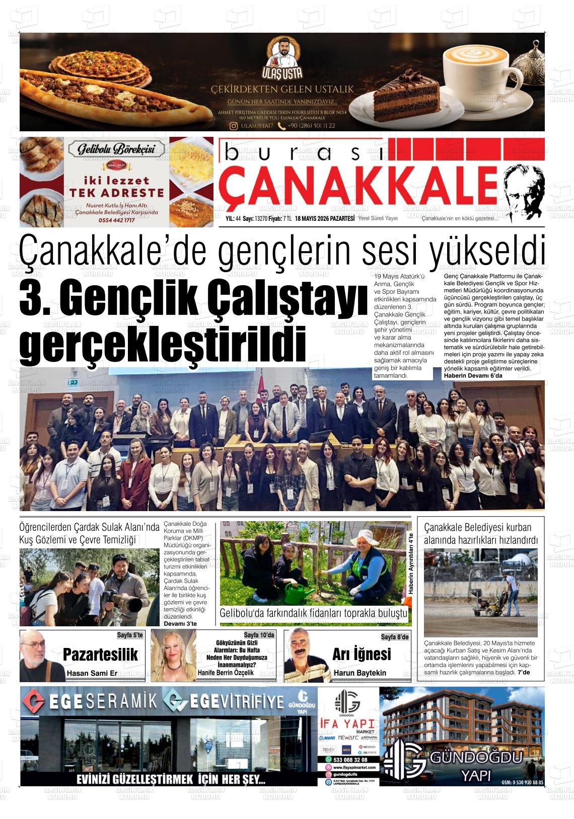 Canakkale Burasi 18.05.2026