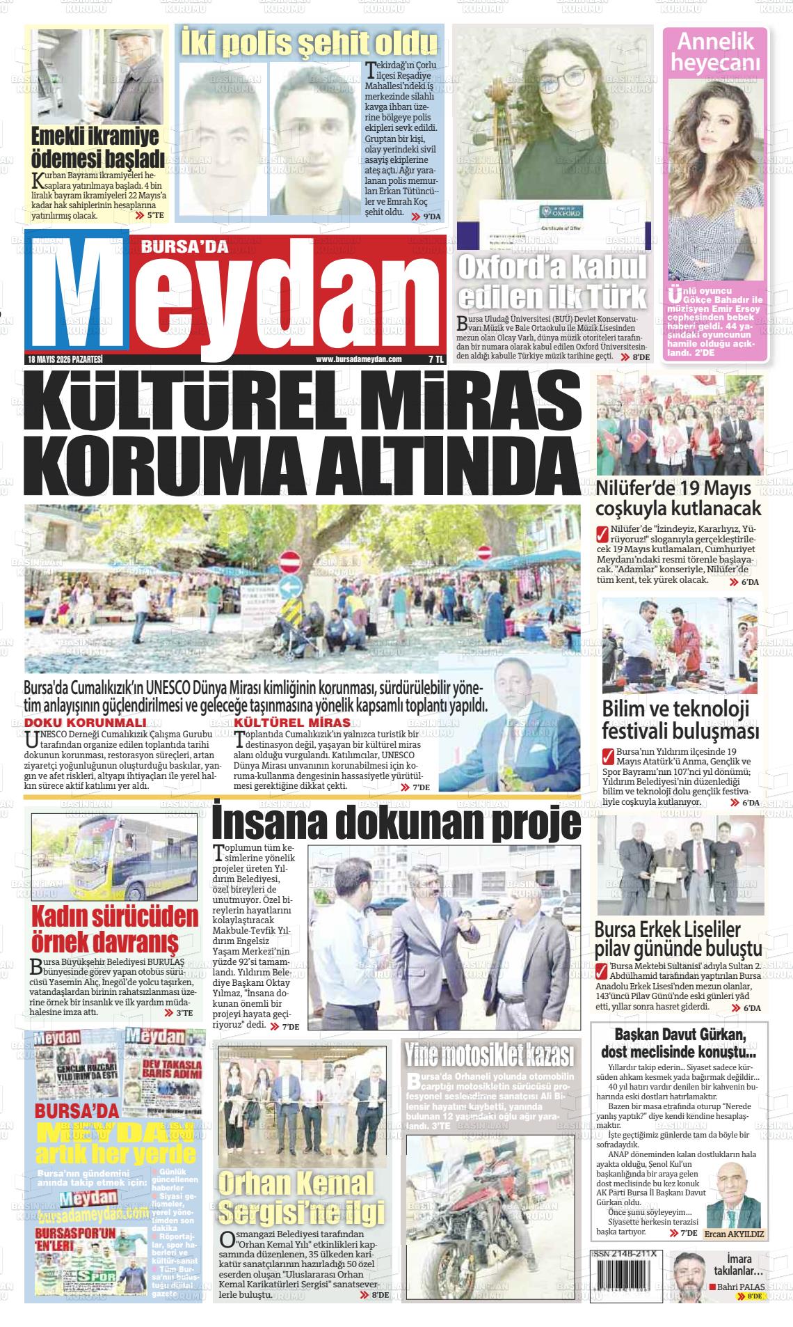 Bursa Dameydan 18.05.2026