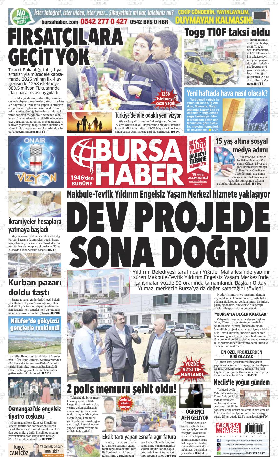 Bursa Haber 18.05.2026
