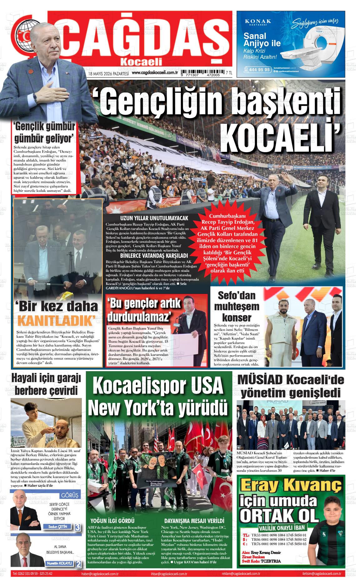 Kocaeli Cagdas 18.05.2026