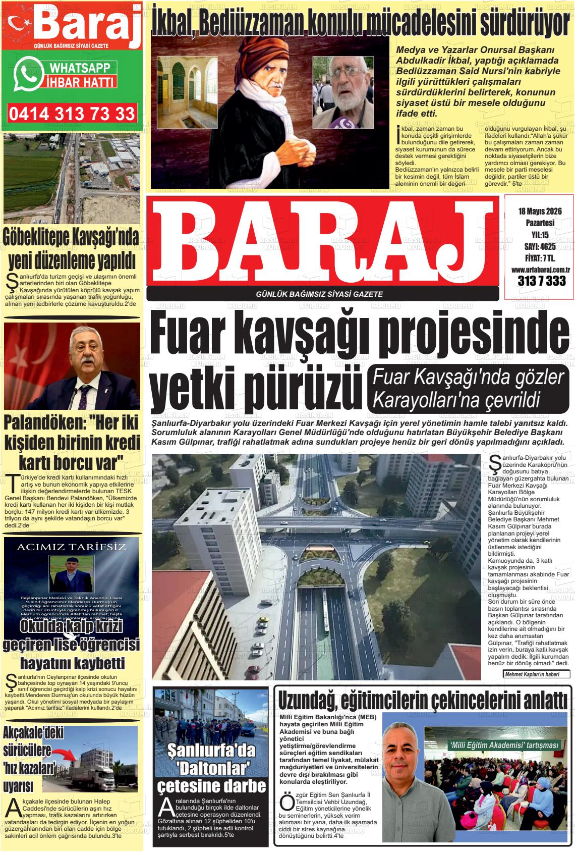 Sanliurfa Dundenbugunesafak 18.05.2026