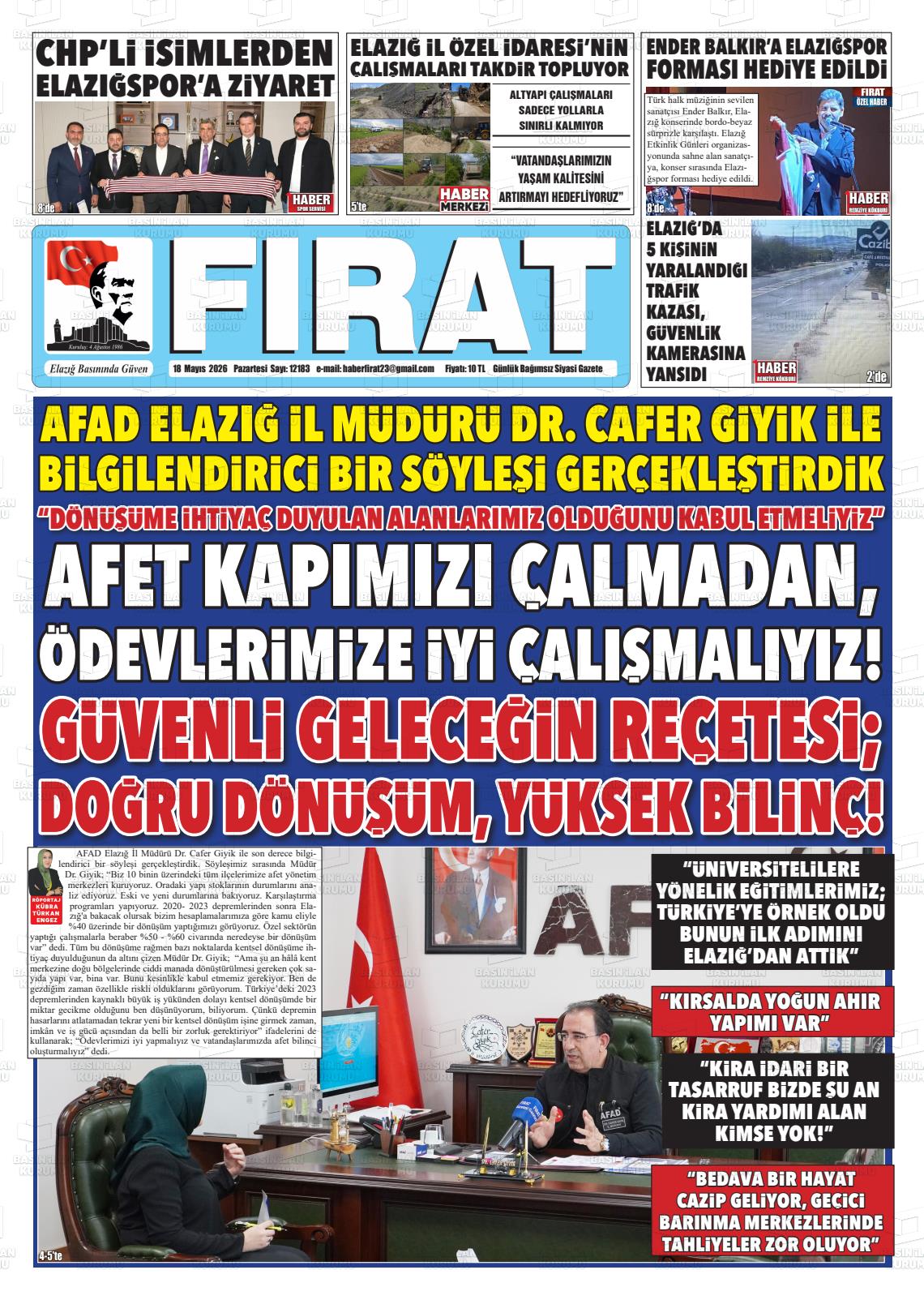 Elazig Firatgazetesi 18.05.2026