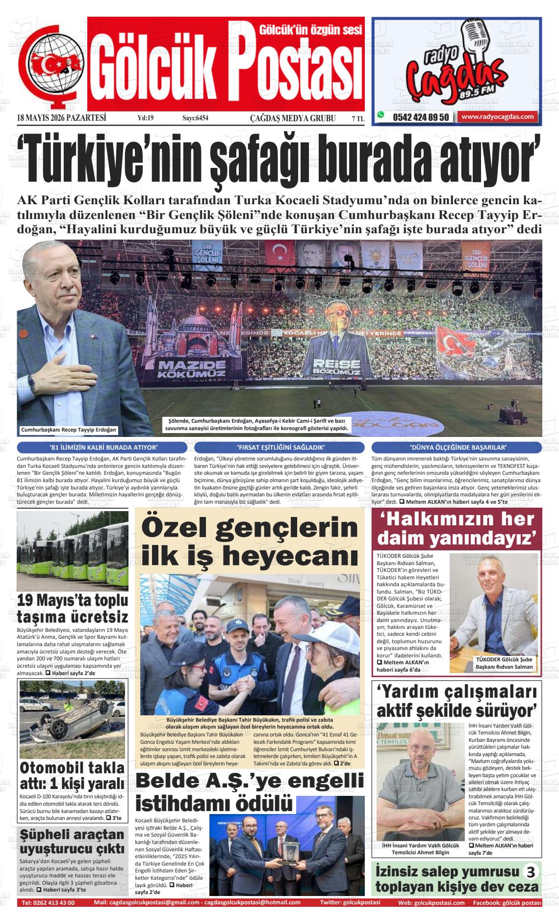 Kocaeli Golcukpostasi 18.05.2026