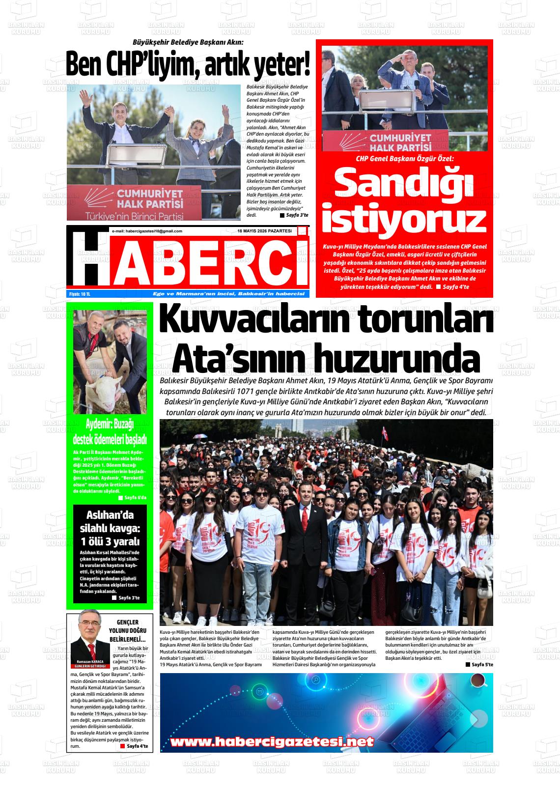 Mersin Haberci 18.05.2026