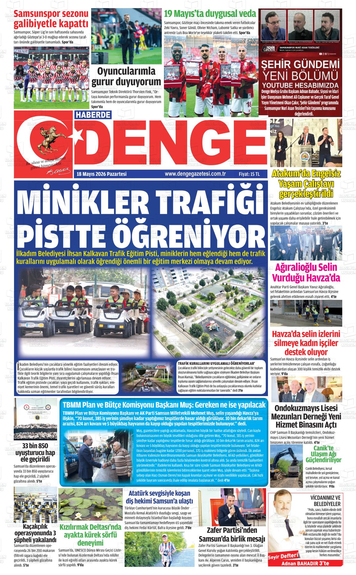 Samsun Haberdedenge 18.05.2026