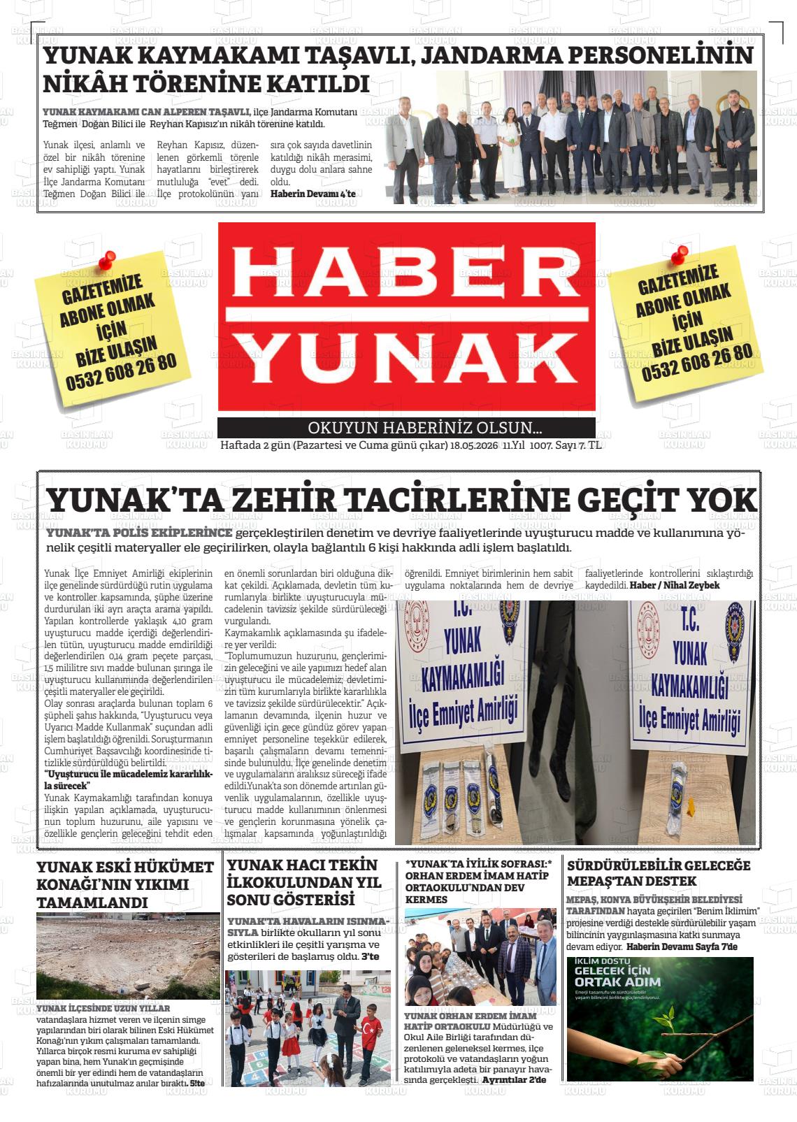 Konya Haberyunak 18.05.2026