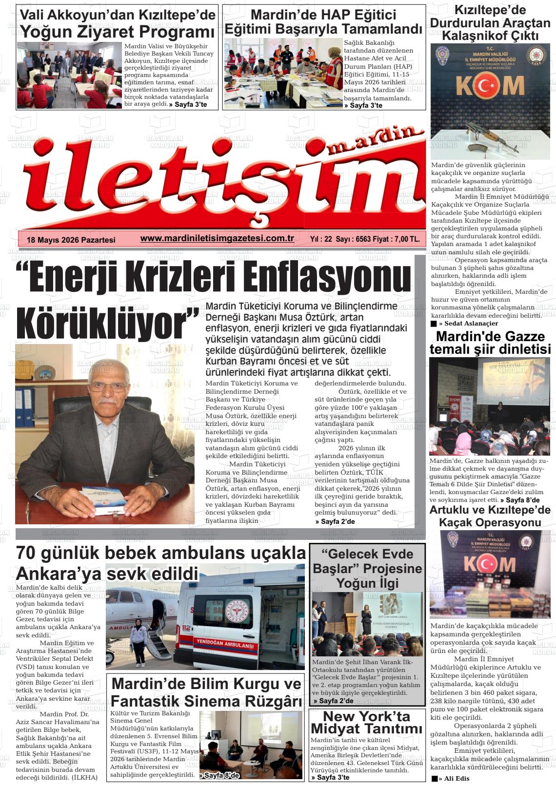 Mardin Iletisim 18.05.2026