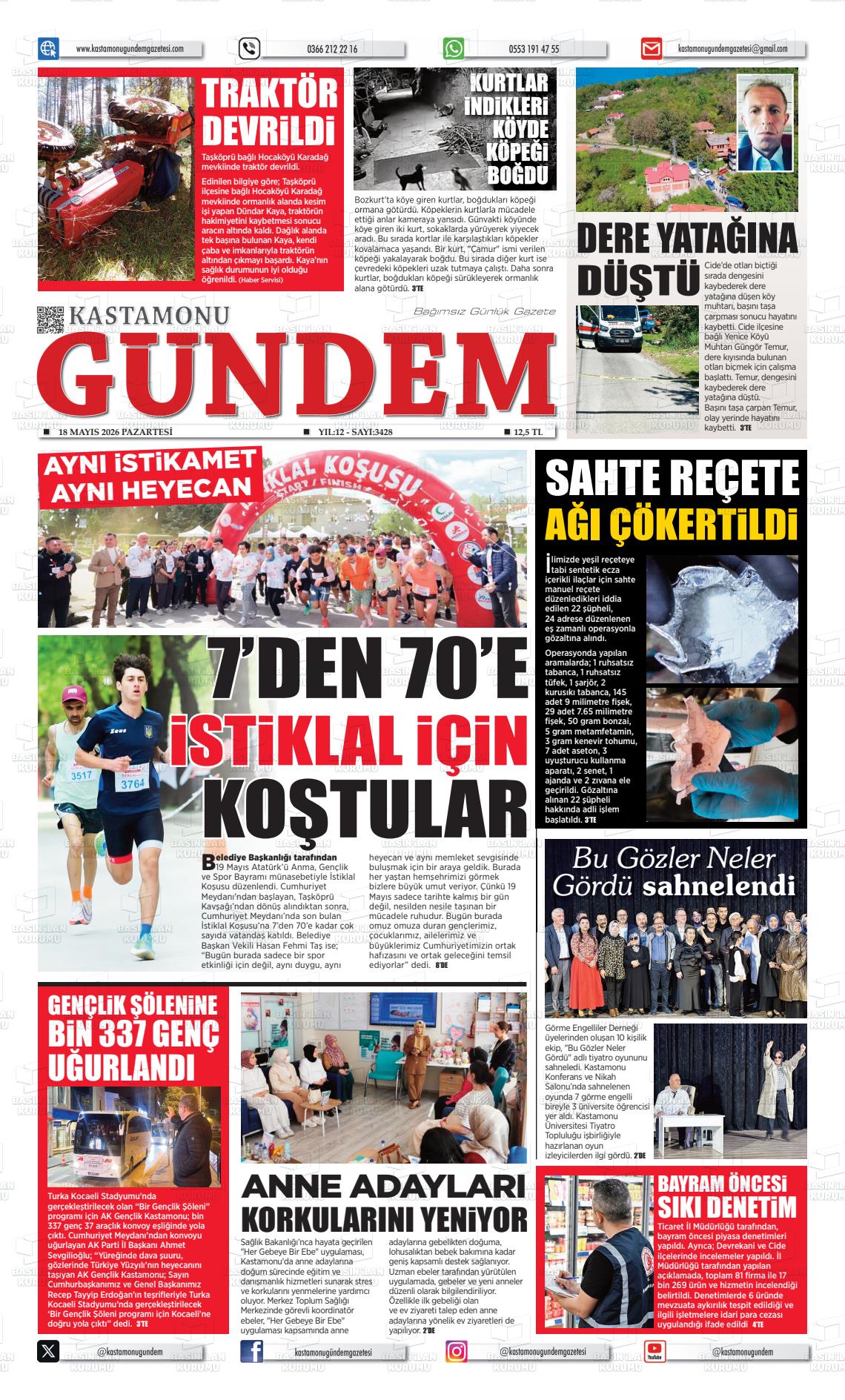 Kastamonu Gundem 18.05.2026