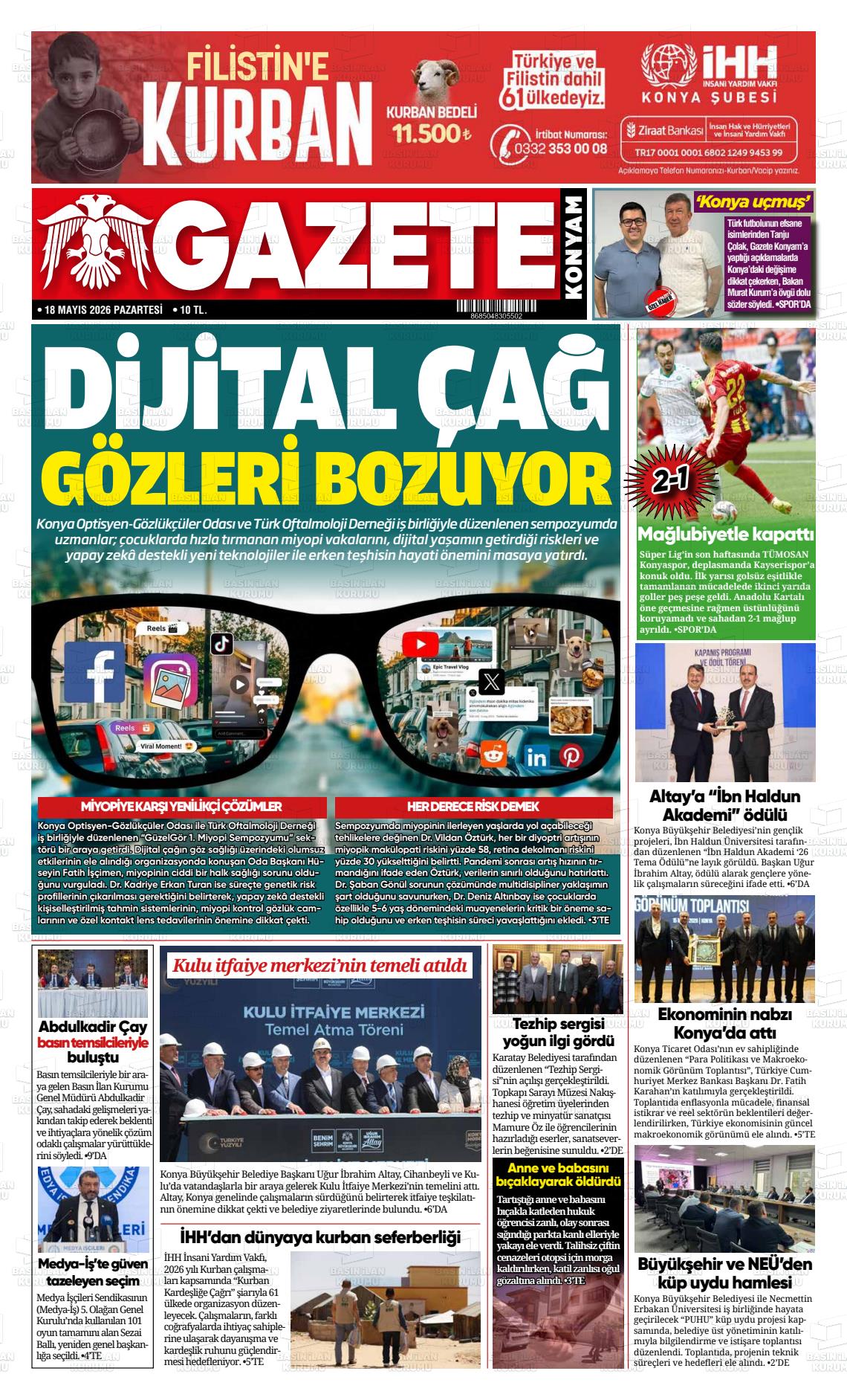 Konya Yenigun 18.05.2026