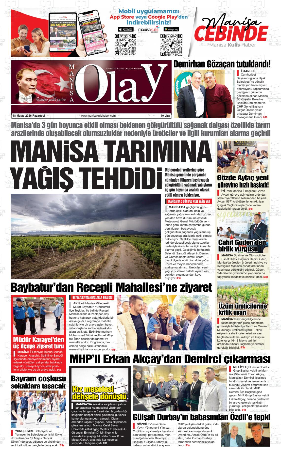 Manisa Olay 18.05.2026