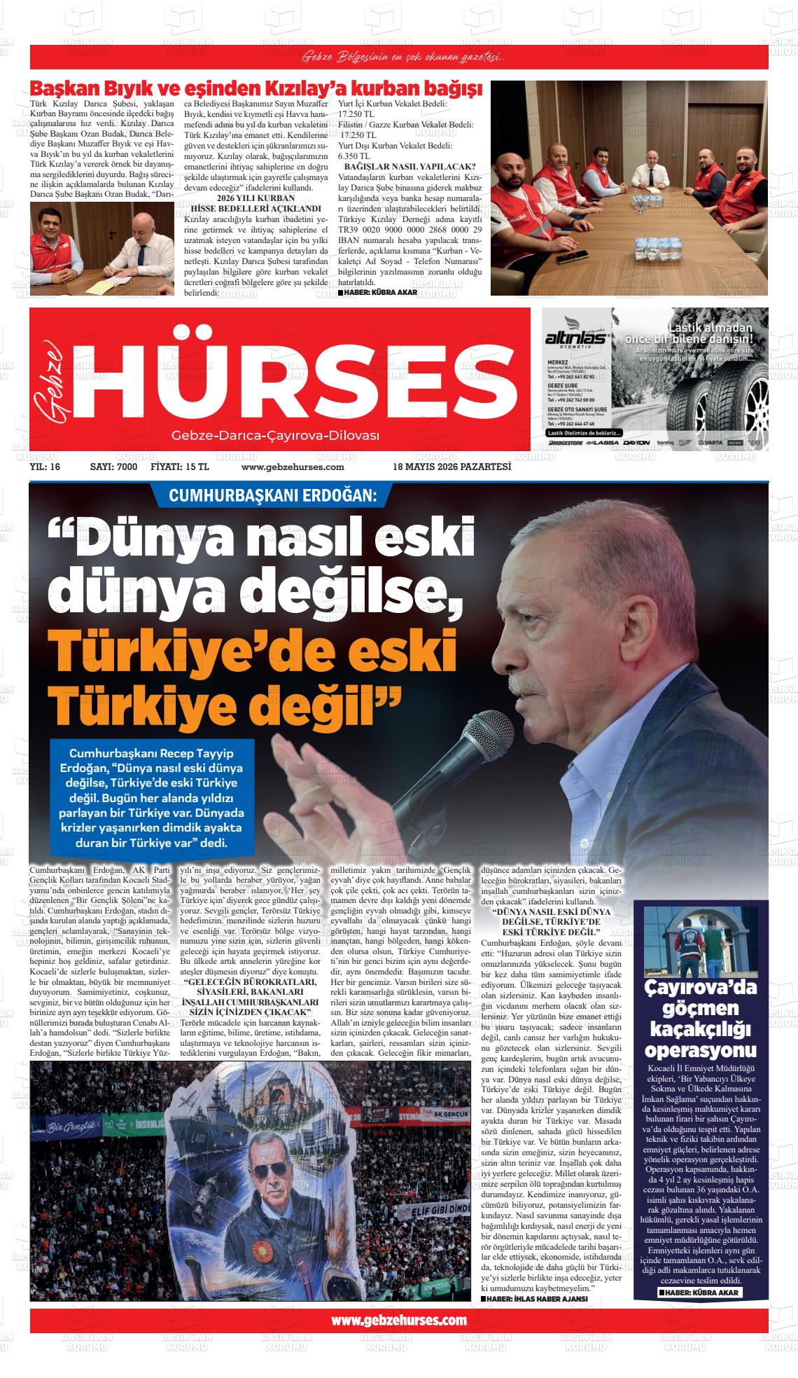 Kocaeli Marmaragebze 18.05.2026