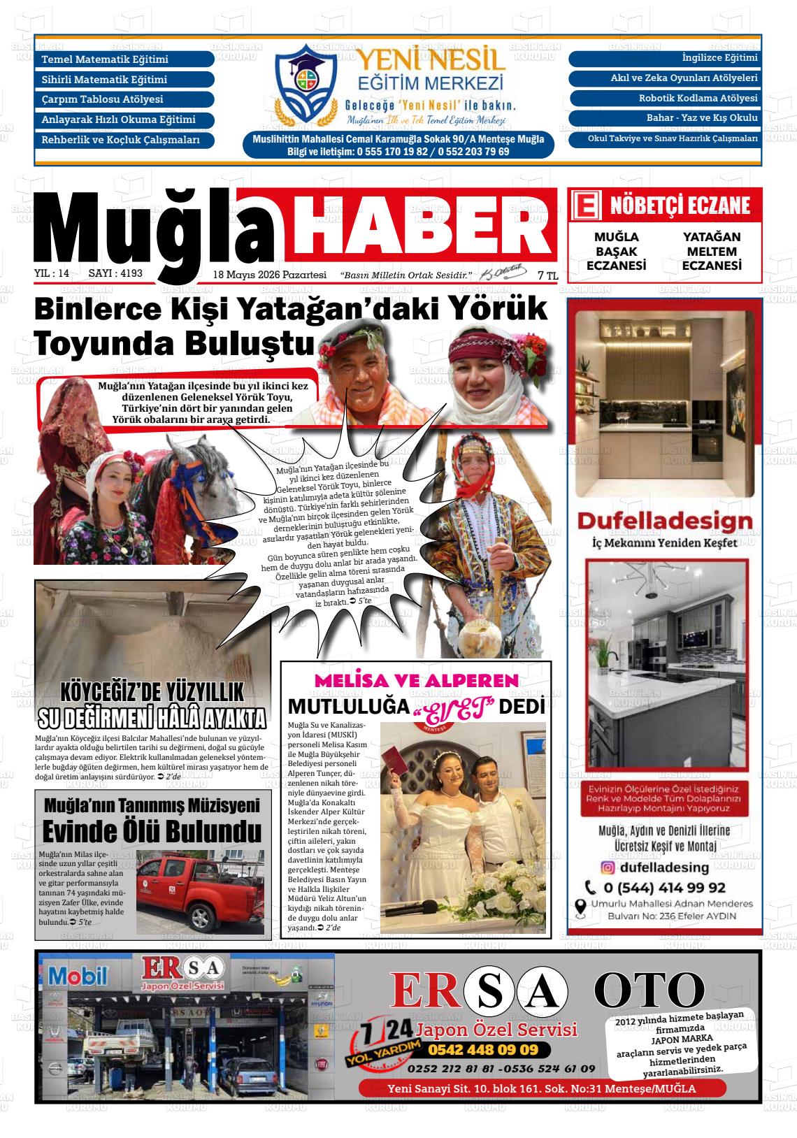 Mugla Haber 18.05.2026