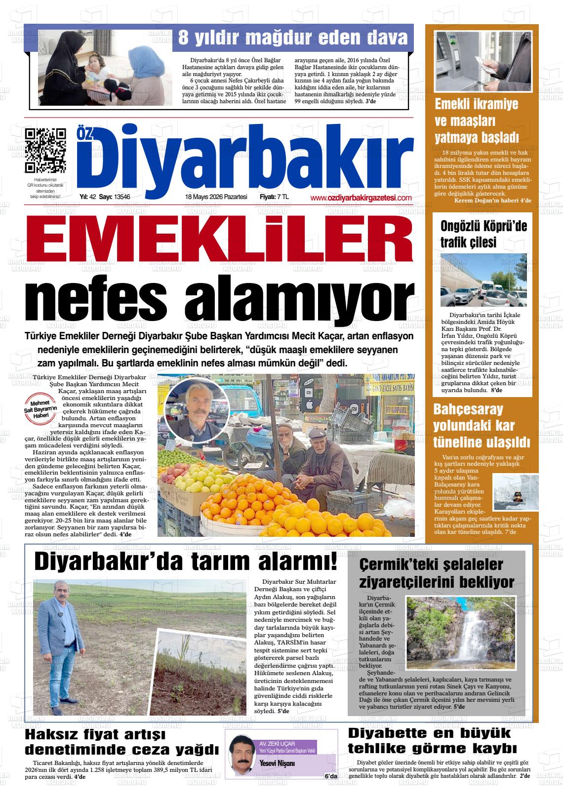 Diyarbakir Oz 18.05.2026