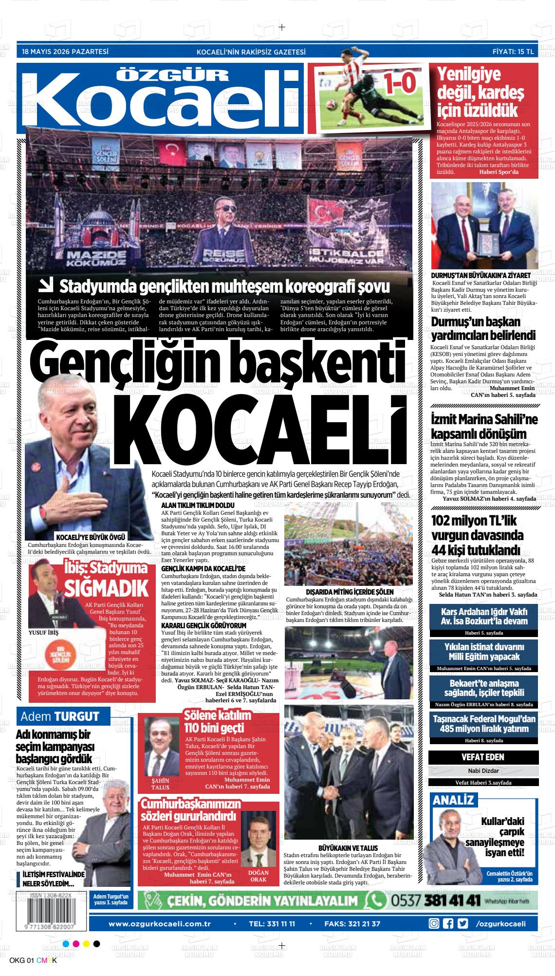 Kocaeli Ozgur 18.05.2026