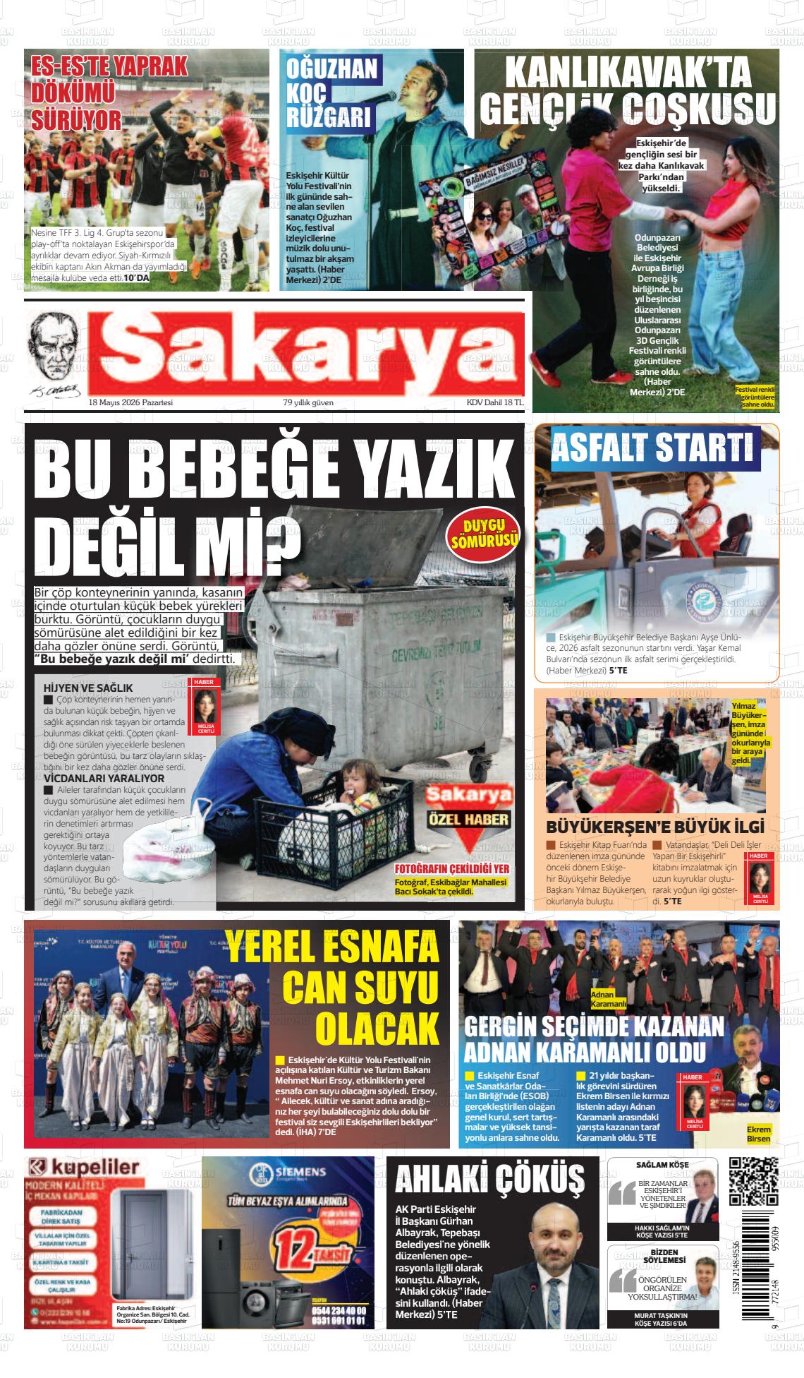 Eskisehir Sakarya 18.05.2026