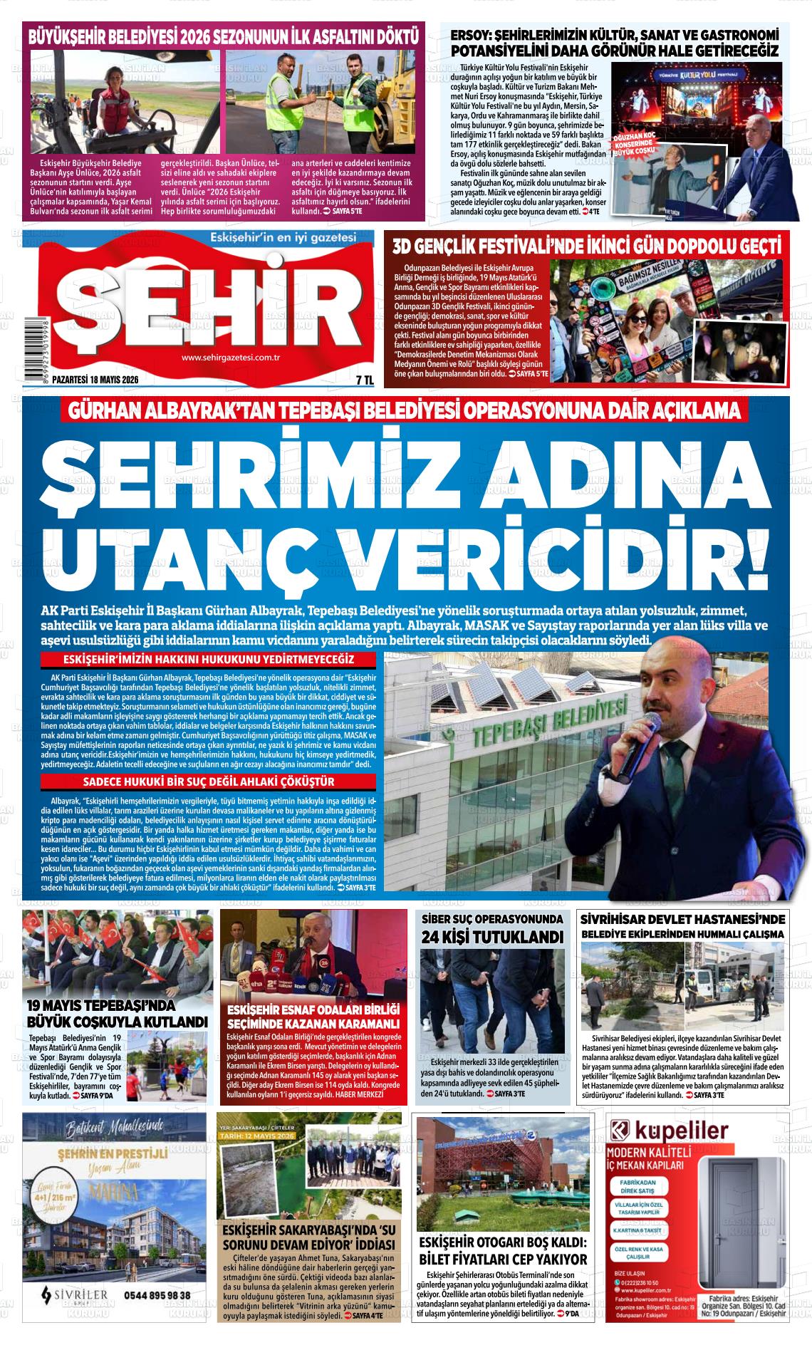 Eskisehir Sehir 18.05.2026