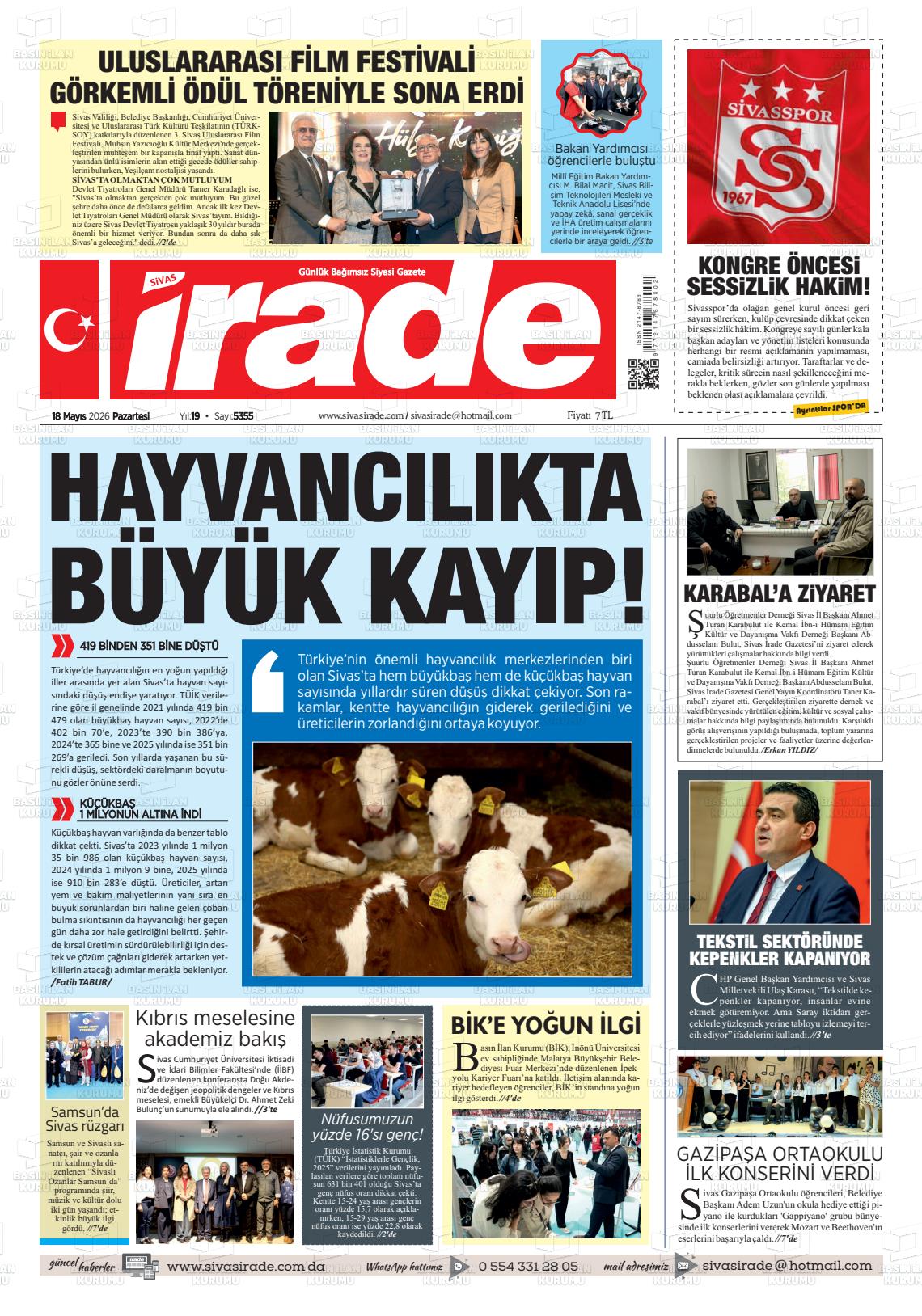 Sivas Irade 18.05.2026