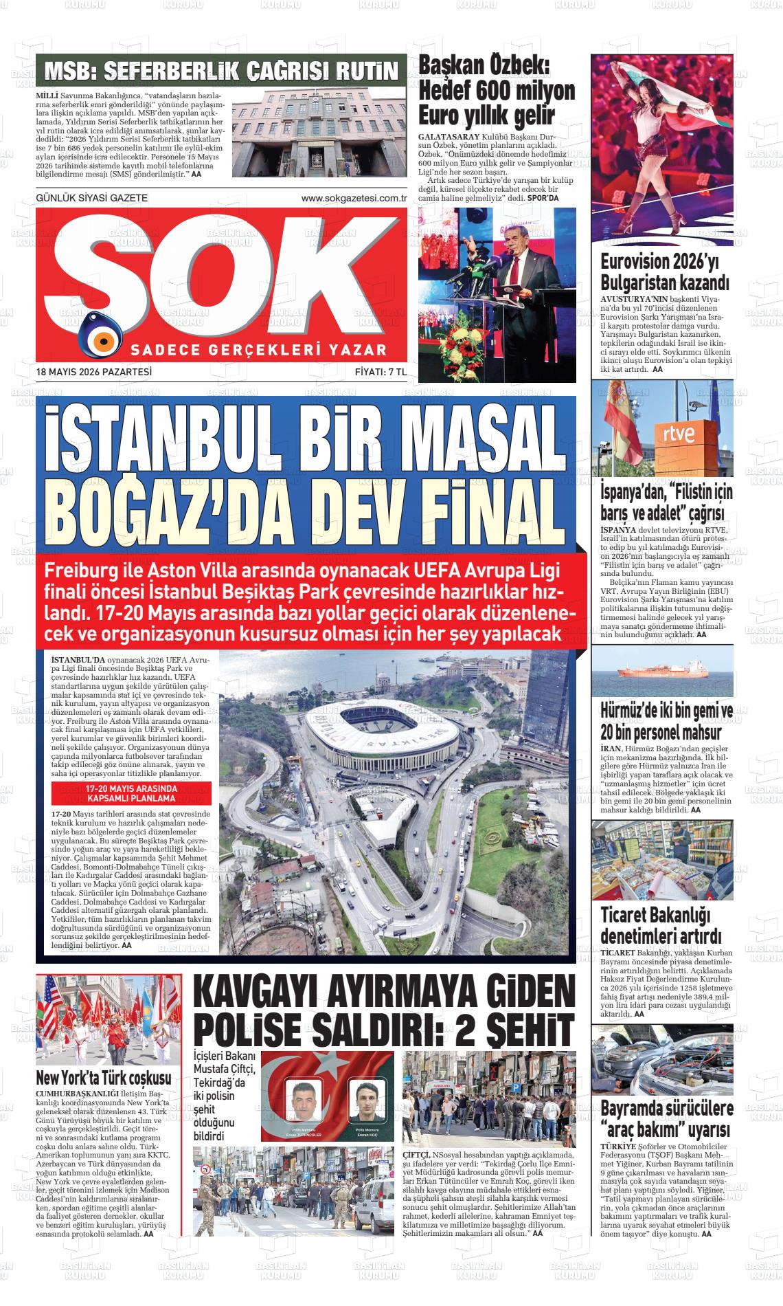 Istanbul Sok 18.05.2026