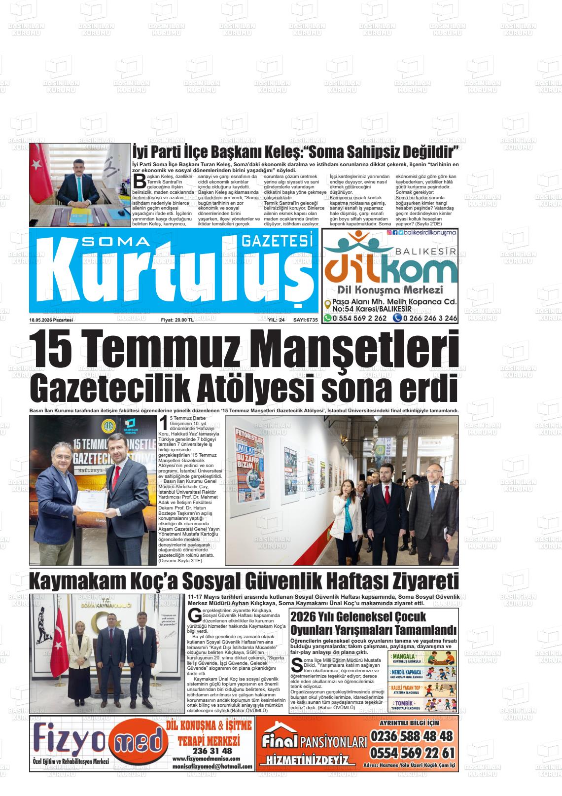 Manisa Somagundem 18.05.2026