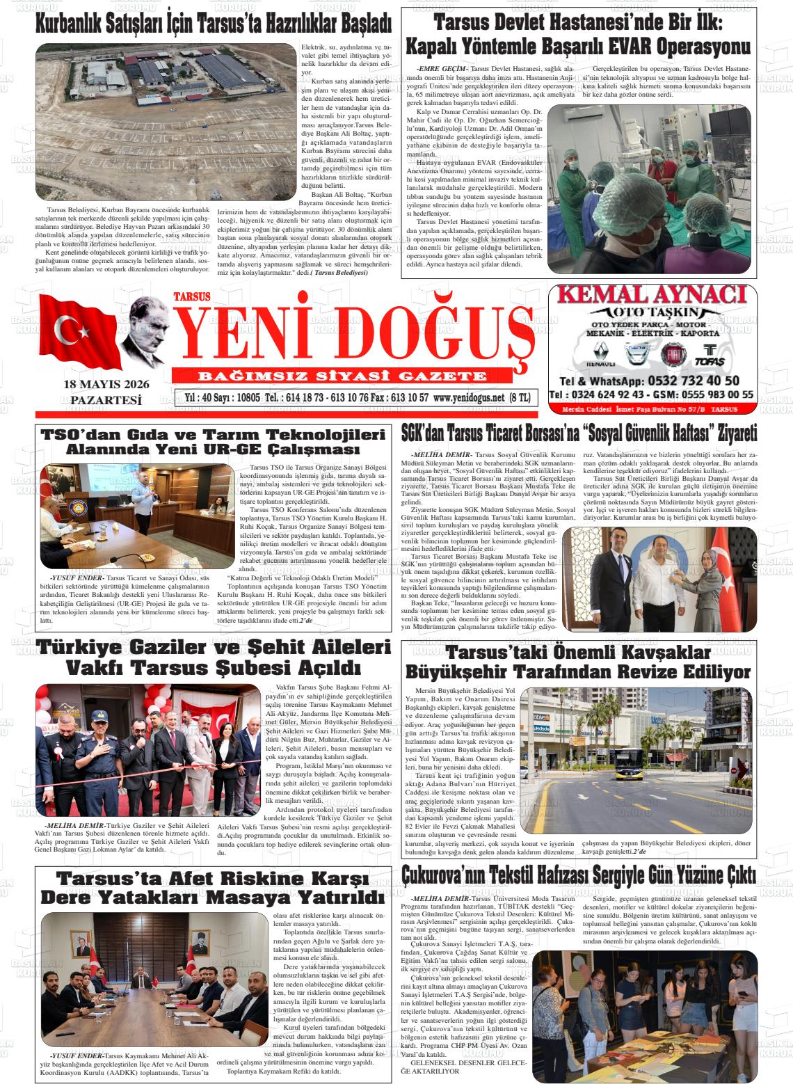 Mersin Tarsusyenidogus 18.05.2026
