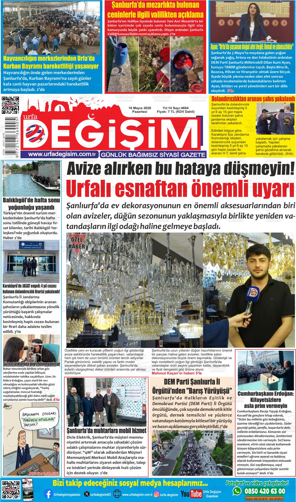 Sanliurfa Urfastar 18.05.2026