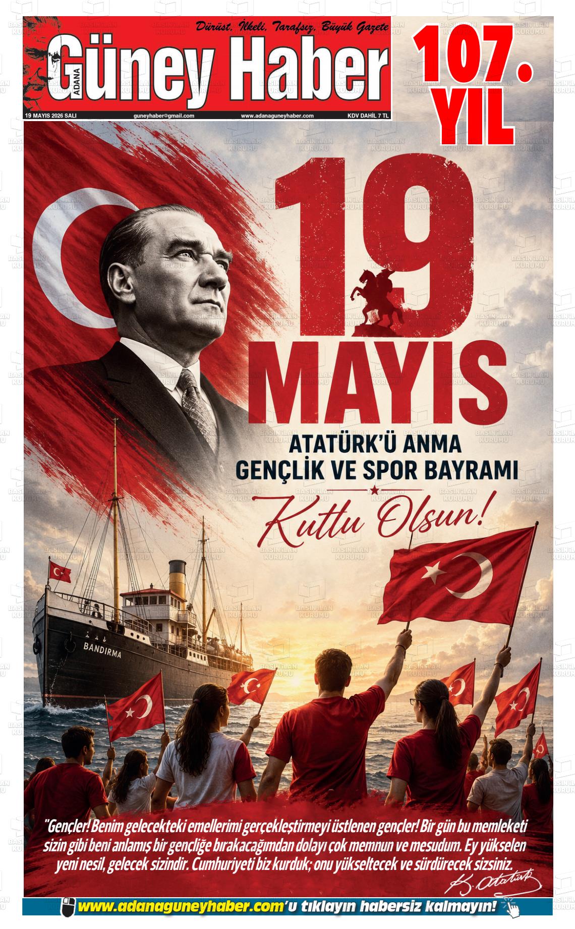 Adana Guneyhaber 19.05.2026