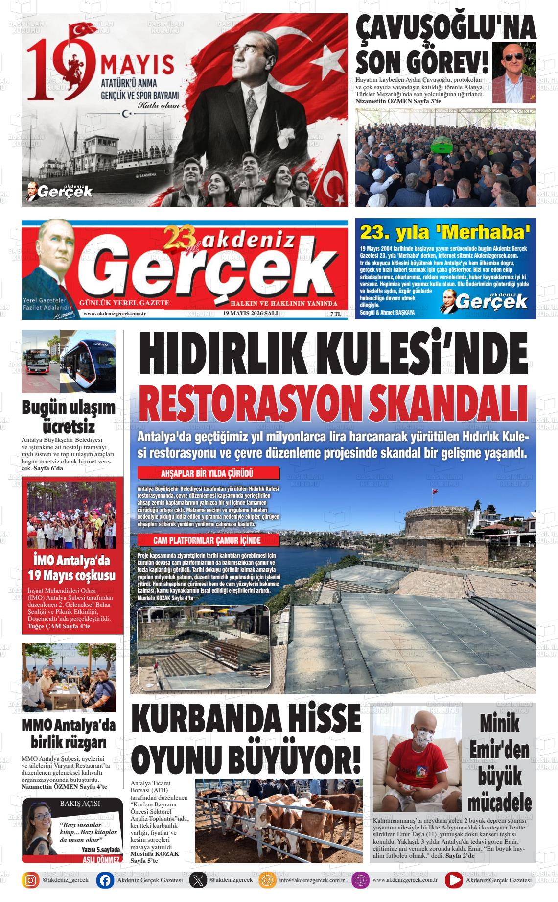 Antalya Akdenizgercek 19.05.2026