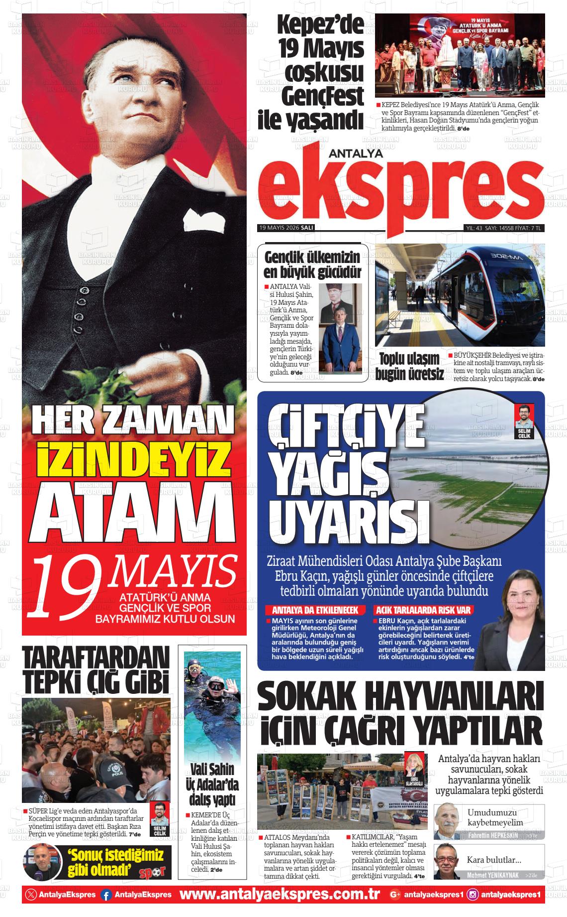 Antalya Ekspres 19.05.2026
