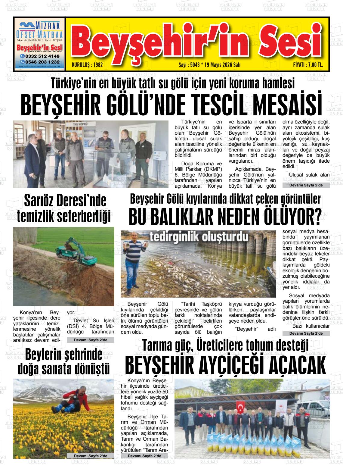 Konya Beysehirinsesi 19.05.2026