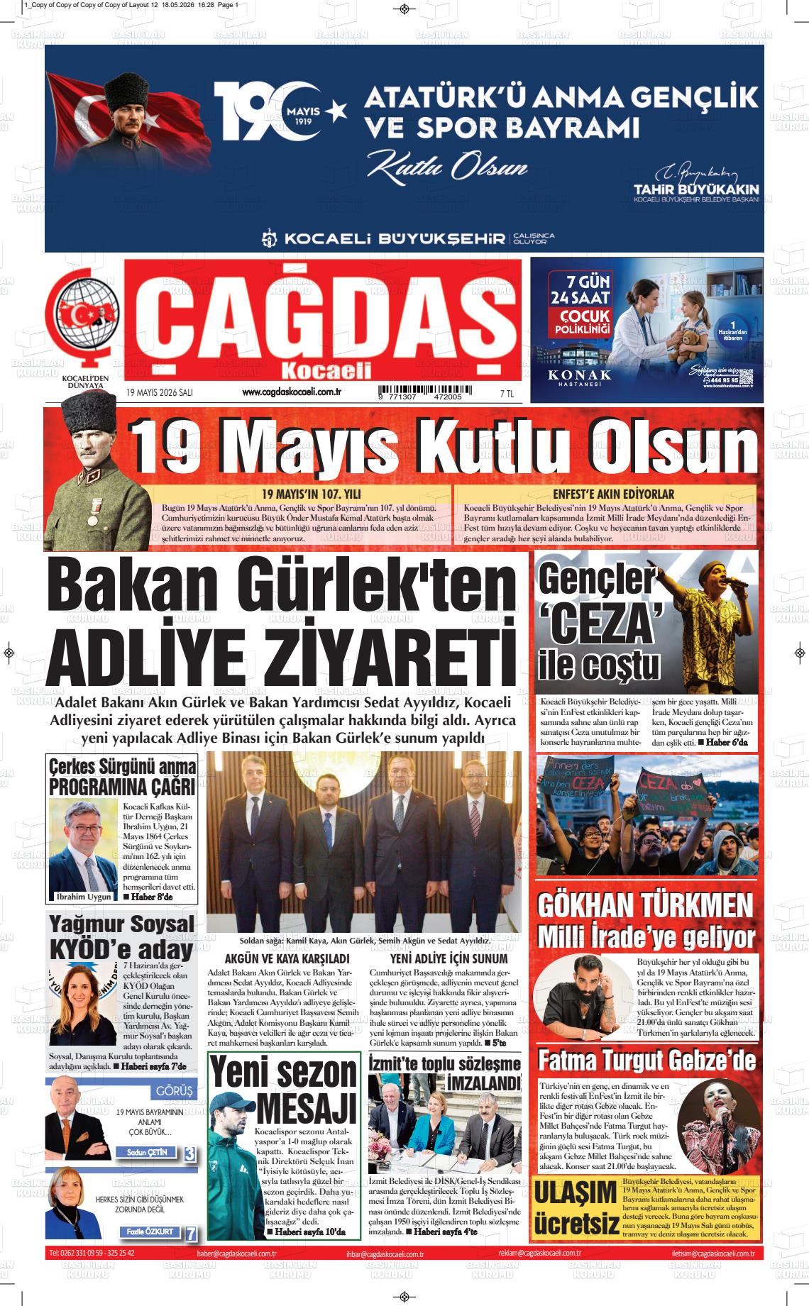 Kocaeli Cagdas 19.05.2026